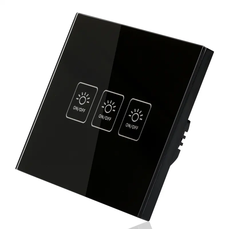 Eu/Uk/Us Standaard 1/2/3 Gang Draadloze Touch Sensor Afstandsbediening Wifi Smart Switch Wit/zwart/Goud