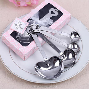 Recuerdo de fiesta de boda, suministros para baby shower, recuerdo de despedida de soltera, regalo de devolución, recuerdo de boda, cuchara medidora de corazón