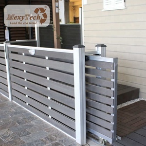 Casa personalizado WPC cerca de puertas y parrillas diseño <span class=keywords><strong>para</strong></span> balcón jardín - Product Image 6