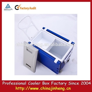 Con <span class=keywords><strong>aislamiento</strong></span> hielera de plástico caja para vacuna, cerveza, alimentos, pesca, barbacoa, nevera portátil plegable - Product Image 4