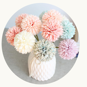 Fleurs artificielles en soie bon marché, type chrysanthème, pissenlit, trompette, épine, tige unique, <span class=keywords><strong>allium</strong></span>, pour le tennis de table 2023 - Product Image 6