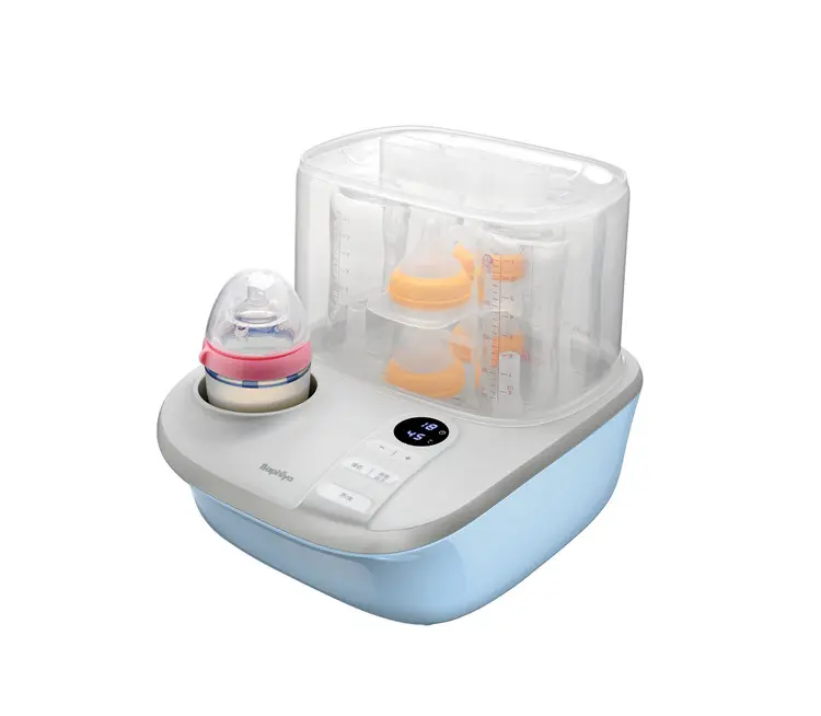 Suporte para bebê 3 em 1 com vapor elétrico, esterilizador e secador com isolamento, aquecedor de leite