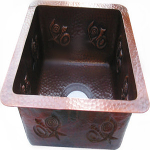 Caída en la barra de cobre lavabo - Product Image 5