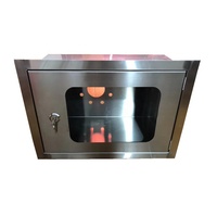 En acier inoxydable armoire de dévidoir de tuyau d'incendie vanne d'eau cabinet de bouche d'incendie
