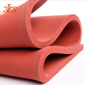 Open cell silicone foam sponge rubber pad for t-shirt printing machine