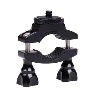 Direct Fixing No Rotated Strong Aluminum Alloy Bike Camera Mount for Digital Camera Sport Camera LED Flashlight