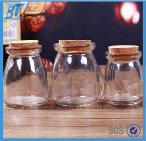 <span class=keywords><strong>100</strong></span> <span class=keywords><strong>ml</strong></span> 150 <span class=keywords><strong>ml</strong></span> 200 <span class=keywords><strong>ml</strong></span> grasso chiaro bicchiere di latte yogurt budino vaso con tappo in legno o coperchio di <span class=keywords><strong>plastica</strong></span> - Product Image 5