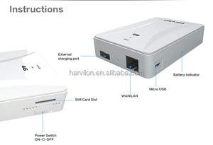 Powerbank Wifi Routeur Mobile Routeur 4G Routeur avec SIM Fente Pour Carte - Product Image 2