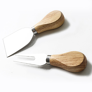 Kitchen Accessories <strong>Set</strong> <strong>of</strong> 4 Stainless Steel <strong>Cheese</strong> <strong>Knife</strong> <strong>Set</strong> with Wooden Handles for Charcuterie Board - Product Image 4