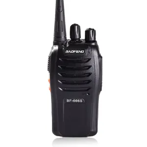Baofeng BF-666S Rádio de longo alcance fm talki walki Transmissor de comunicação móvel VHF UHF portátil BF666S BF 666S Walkie Talkie