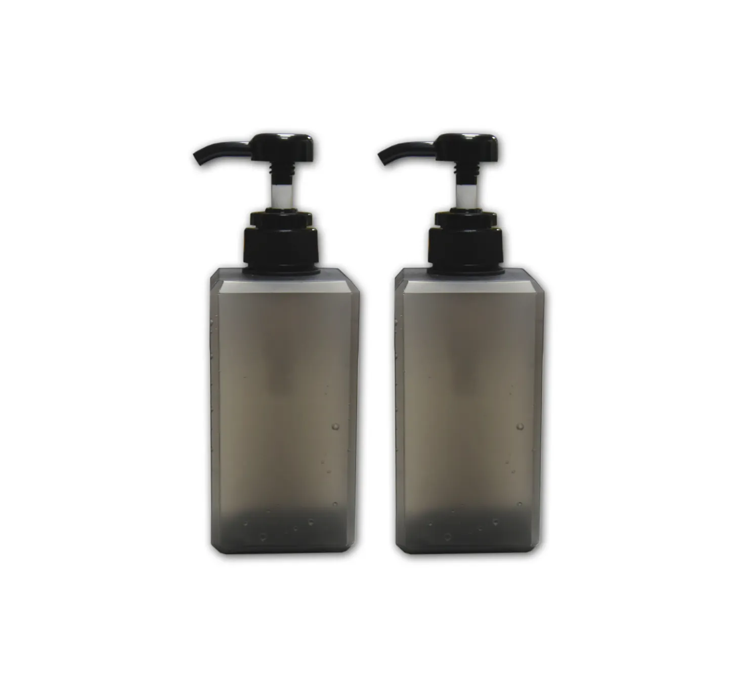 Schwarz Platz 400 ml Shampoo Flasche PETG Kunststoff Kosmetische Verpackung Flasche für Haar Shampoo Dusche Gel Conditioner Container