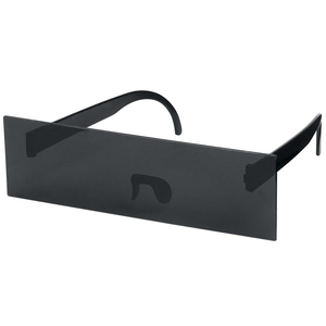 Gafas de Sol Negras Divertidas y Extravagantes de una Sola Pieza para Fiestas y Playa - Product Image 1