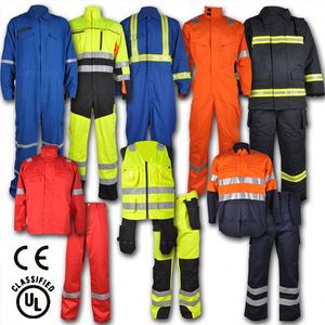 Xinke offshore saldatura di lavoro ignifugo CVC tuta con nastro riflettente per il lavoro di petrolio e gas - Product Image 4
