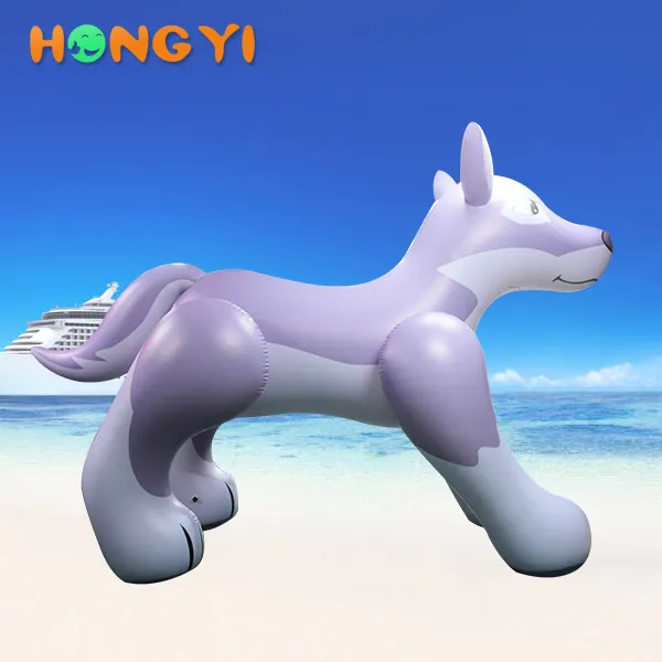 Giant outdoor advertising inflatable dog Promotions inflatable animal cartoon with custom printing logo