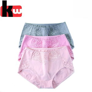 Bragas adelgazantes de encaje de tiro alto para mujer, bragas rosas a la moda, buen precio - Product Image 1