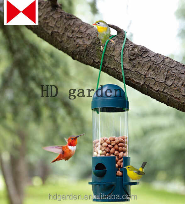 Outdoor Hanging Pest Off Squirrel Proof Mixed Seed Sunflower Bird Feeder