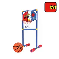 Hot prezzo poco costoso ball set giochi per bambini di plastica stand basket giocattolo su acqua
