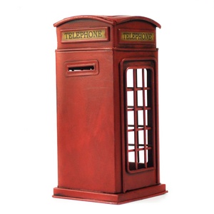Metallo Rosso Inglese Britannico Pubblico di Londra Cabina Telefonica Rossa Per La Vendita Banca di Moneta di Risparmio Pot Piggy <span class=keywords><strong>Bank</strong></span> - Product Image 6