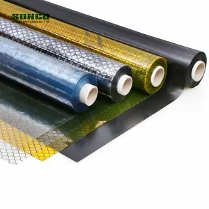 부드러운 투명 정전기 방지 PVC 커튼 롤 0.5 미리메터 x 1.37 메터 x 30 메터 클린 룸 벽