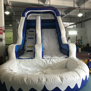 2017 vendre tres bien <span class=keywords><strong>toboggan</strong></span> bleu aquatique avec une <span class=keywords><strong>petite</strong></span> piscine PVC matériel directement de l' usine - Product Image 5