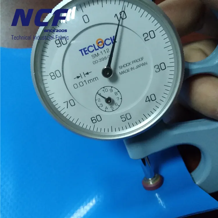 NCF kaliteli 1100 dtex kore PVC branda kumaşı rulo