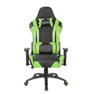 Größeres Bild anzeigen Zum Vergleich hinzufügen Teilen Gaming Chair Leder Stoff Kissen Liegen PC Gamer Racing Style Office