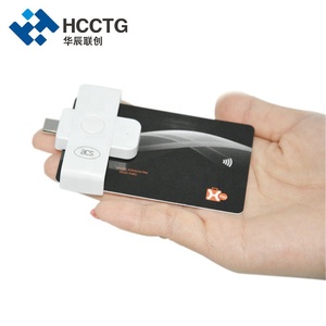 Tarjetas de membresía pequeñas con <span class=keywords><strong>Chip</strong></span> de contacto, ISO 7816, lector de tarjetas inteligentes móviles, ACR39U-NF - Product Image 5