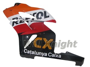 Kit de <span class=keywords><strong>carenado</strong></span> de inyección para coche, cubierta de carrocería para Honda CBR1000RR CBR1000 2004 2005, <span class=keywords><strong>Repsol</strong></span> naranja, rojo y negro - Product Image 2