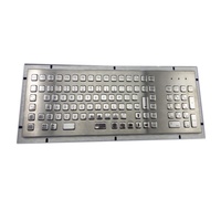 Clavier mécanique pour ordinateur industriel USB en métal à 65 touches