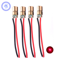 Diode laser rouge miniature en laiton, taille 6 mm, 3 V, 5 mW, 650 nm