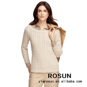 vendita calda donne <span class=keywords><strong>barca</strong></span> collo moderno <span class=keywords><strong>maglia</strong></span> maglione ingrosso abbigliamento - Product Image 1