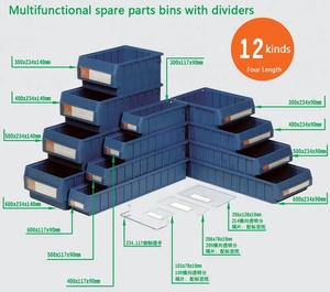 Joinjoin — entrepôt industriel de haute qualité, casiers de rangement en plastique empilables, boîtes portables pour pièces de rechange - Product Image 2