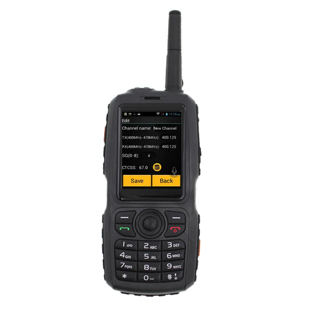 3GトランシーバーsimカードとWCDMA GSM zello Real-pttアカウント双方向ラジオ500キロA17-GPS Handheldラジオ