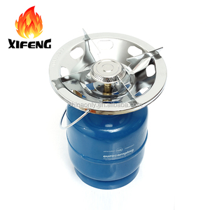 Factory industrial single burner gas stove with cylinder price butane lpg gas cylinder 2KG