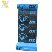 Supports de rangement pour quincaillerie, accessoires de magasin, présentoir de gobelets métalliques, étagères de planche à crochets suspendus pour outils Ox, 2 pièces