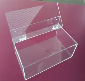 acrylic wall mounted display cube shelf