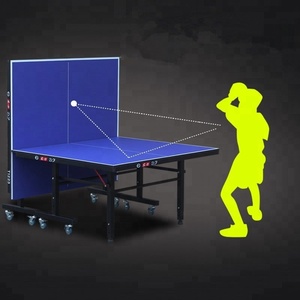 Ittf mesa de tênis de mesa dobrável, mesa com rodas para áreas externas e móveis 18mm/25mm - Product Image 6