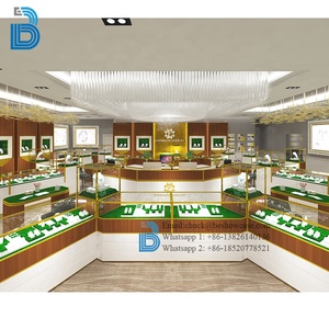 ร้านขายเครื่องประดับที่เรียบง่ายร้านตกแต่งภายในการออกแบบเคาน์เตอร์รูปภาพร้านค้าตู้เครื่องประดับเงิน - Product Image 2