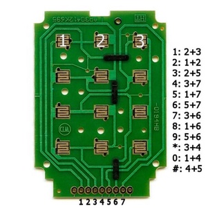 Venta caliente 12 clave interruptor de membrana teclado 4x3 matriz teclado interruptor de membrana teclado - Product Image 3