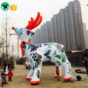 Christmas Event Inflatable Animal Beauty Customized Party Inflatable Cartoon For Christmas / Reindeer A820