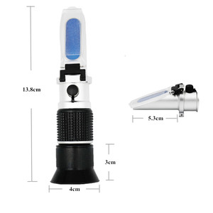 Réfractomètre portable pour le sucre dans le miel, la douceur des aliments, Brix, 0-90% - Product Image 5