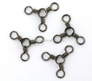 Aparejo de pesca de arrastre de fundición de agua salada, barril de pesca triple de tres vías, giratorios de 3 vías, broches giratorios de pesca - Product Image 2