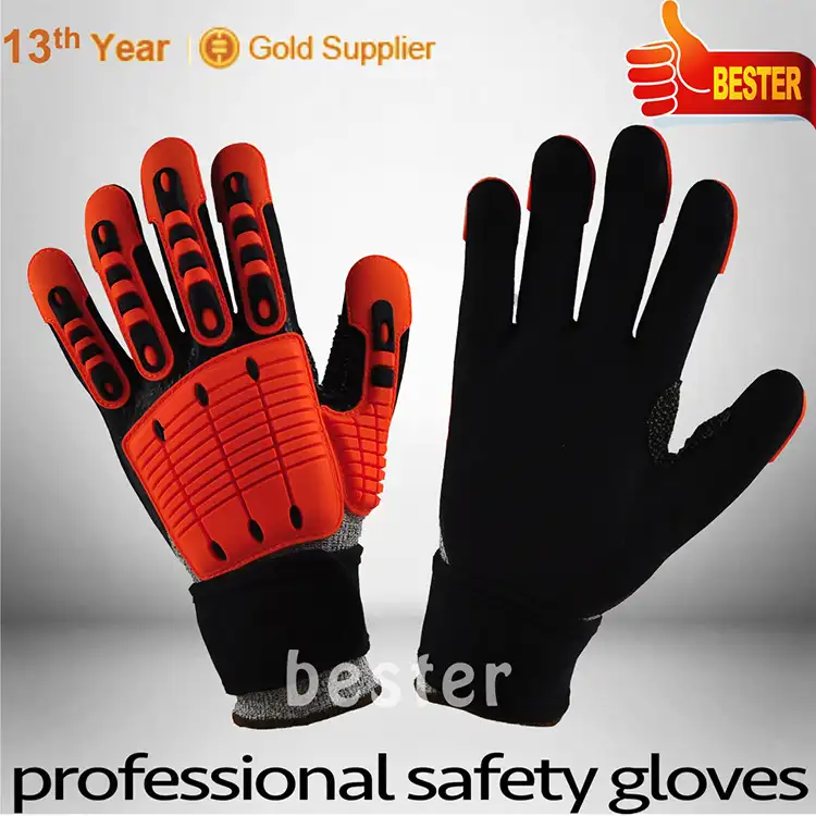 New Hot Fashion Best Selling neon mechanic gloves