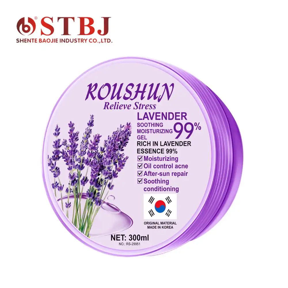 Youpin rouhun — gel hydratant à la lavande, anti-Stress, 99%, contrôle de sébum, acné, réparation après-soleil, gel uv