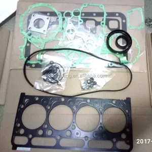 Bagian-bagian mesin forklift untuk Kubota V2203 penuh gasket set 6680669 logam kepala gasket