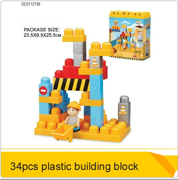 2014 горячее надувательство 34 шт строительных блоков oc0112739