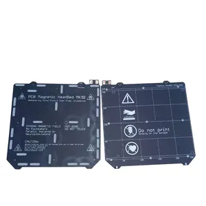 MK52 PCB-قاعدة مغناطيسية ساخنة 264*254*3 مللي متر/250*210*3 مللي متر 24 فولت (2 hotzone) للطابعات ثلاثية الأبعاد