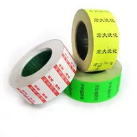 Precios de etiqueta de rollo de papel para la venta al por menor de compras con impreso personalizado rollo de etiqueta de precio