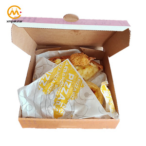 Desechables de papel corrugado impreso caja de cartón caja de embalaje de pizza - Product Image 6