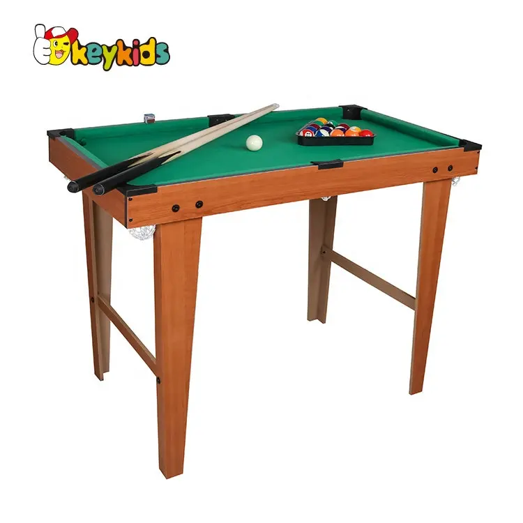 wholesale professional tabletop wooden kids play pool table for sale W11A032